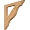 Ekena Millwork Funston Traditional Smooth Bracket, Western Red Cedar, 3 1/2"W x 36"D x 36"H BKT04X36X36FST01SWR - alternate 1